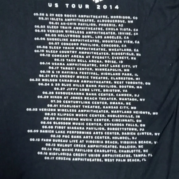 The Script Tour Tshirt - Picture 5 of 5